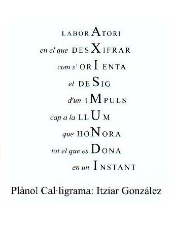 Caligrama - Itziar González Virós