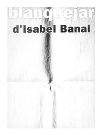 Cartel de la exposición Blanquejar - Montse Gómez